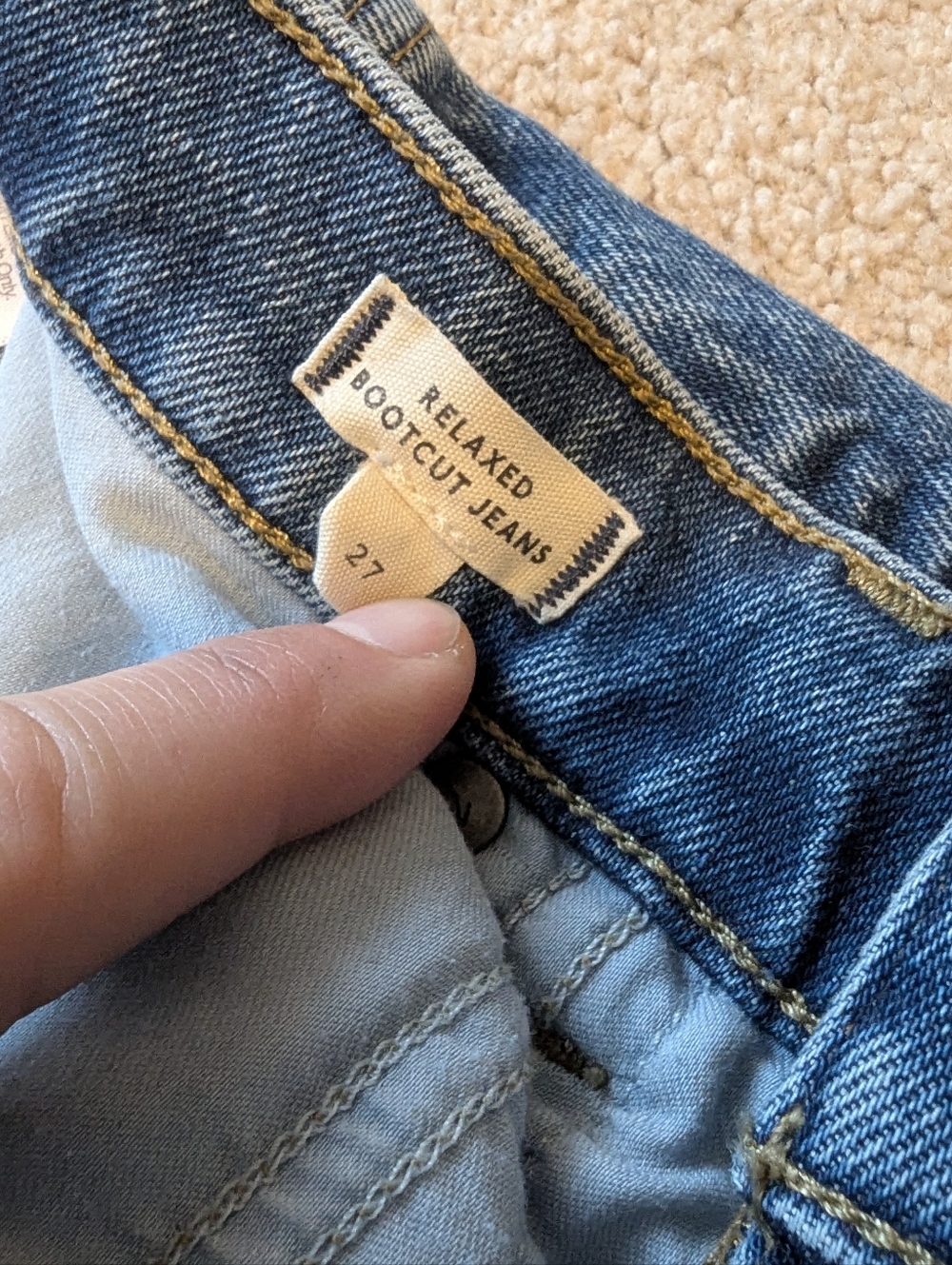 Madewell Relaxed Boot Cut Women's Jeans Sz 27 - Picture 7 of 10